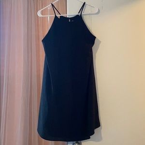 Black shift dress
